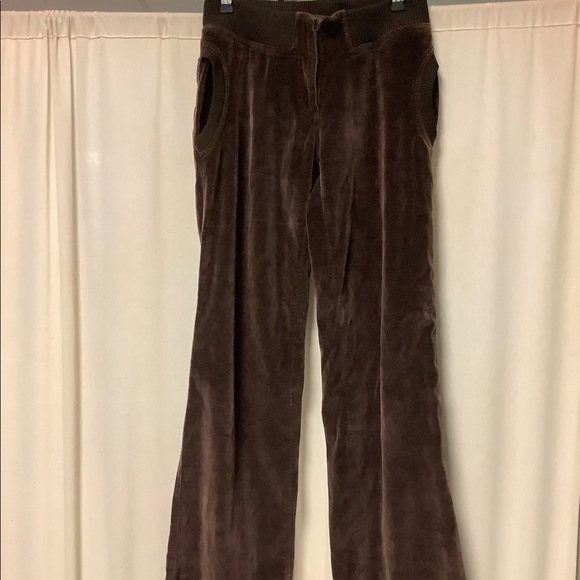 H&M velour elastic waist drawstring ankles sweats - Picture 3 of 7